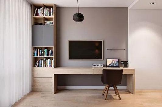 How To Design An Integrated Computer Desk And Bookcase?