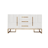 Stovf Wood Kitchen Sideboard with Drawers Modern Sideboard Buffet White