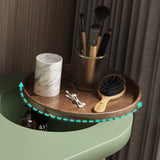 Mirror Dresser Vanity with Eco-friendly Materials and Spacious Storage Green