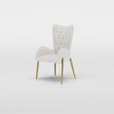 Eufrosino Capri Leather Armchair With Titanium Legs - Shop Now & Get Free Shipping! White