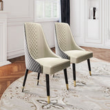 Stylish Mid-Century Dining Chairs For A Comfortable Home-Life | Set Of 2 Gray