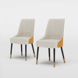 Stylish Mid-Century Dining Chairs For A Comfortable Home-Life | Set Of 2 Orange