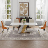 Stylish Mid-Century Dining Chairs For A Comfortable Home-Life | Set Of 2 Orange