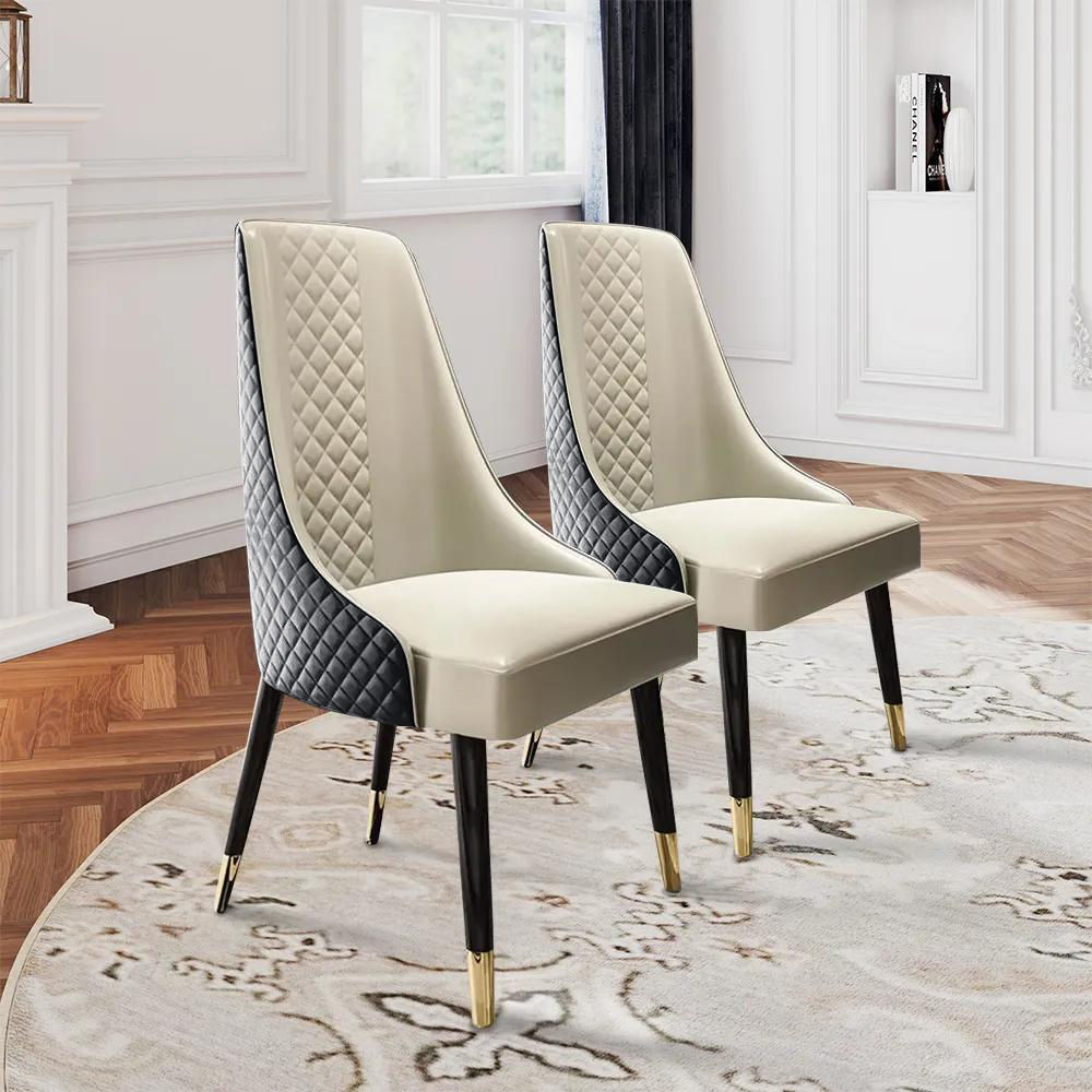 Stylish Mid-Century Dining Chairs For A Comfortable Home-Life | Set Of 2 Black