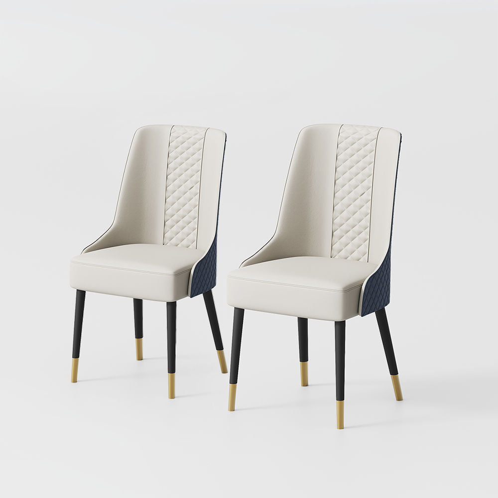 Stylish Mid-Century Dining Chairs For A Comfortable Home-Life | Set Of 2 Blue