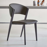 Stylish Modern Dining Chair Set | Pu Leather | Free Shipping Dark Gray