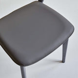 Stylish Modern Dining Chair Set | Pu Leather | Free Shipping Dark Gray