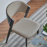 Stylish Modern Dining Chair Set | Pu Leather | Free Shipping Gray
