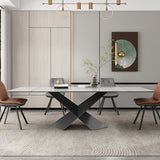 Modern Extendable Dining Table For 4-8 White