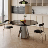 Modern Glass Dining Room Table For 4 Black