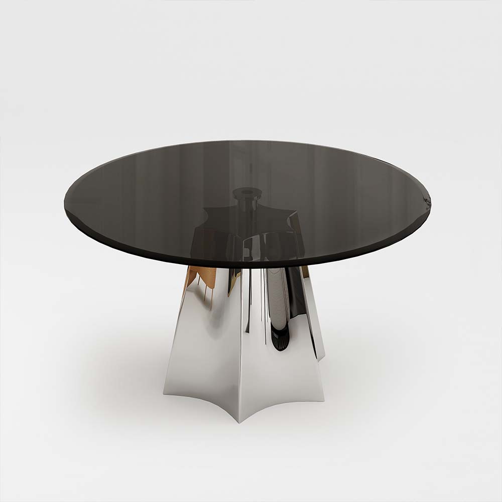 Modern Glass Dining Room Table For 4 Black