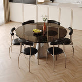 Modern Glass Dining Room Table For 4 Black