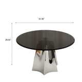 Modern Glass Dining Room Table For 4 Black