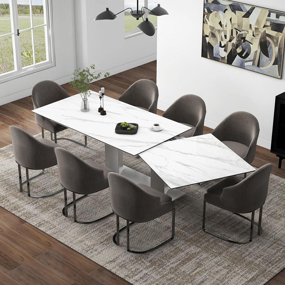 Comfortable & Stylish Modern Luxury Dining Chairs (Set Of 2) Dark Gray