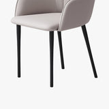 Modern Minimalist Dining Chairs Light Gray