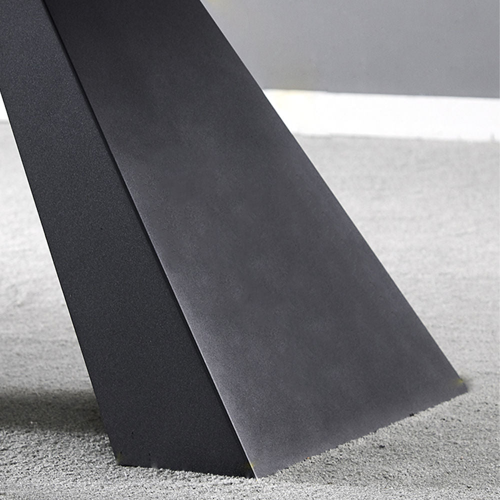 Modern Minimalist Table|Black Sintered Stone|Free Shipping Black