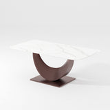 Upgrade Your Dining Room With Modern Minimalist Table - Free Shipping White & Rose Gold