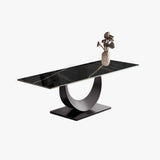 Upgrade Your Dining Room With Modern Minimalist Table - Free Shipping Black & Silver