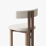 Modern Minimalist White Armless Dining Chairs White