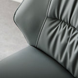 Modern Sleek Dining Side  Chair Set Of 2 Gray