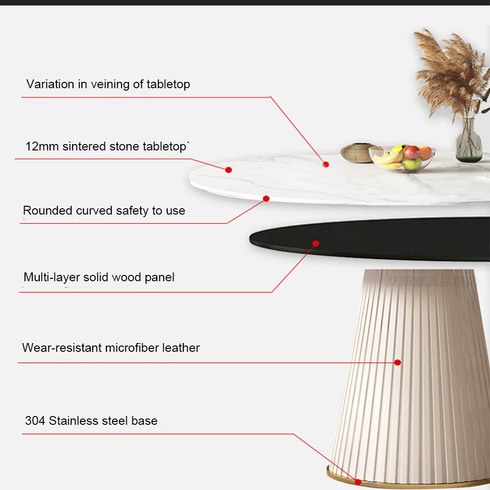 Buy Modern Round Dining Table & Kitchen Furniture | Free Shipping White