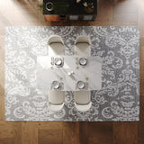 White Dining Table With Butterfly Shape Base White