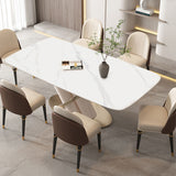 Modern White Pedestal Kitchen Table | X-Shaped Design | Free Shipping White