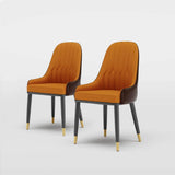 Stylish & Durable Serapion Dining Chairs - Free Shipping On Each Order Orange