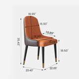 Stylish & Durable Serapion Dining Chairs - Free Shipping On Each Order Orange