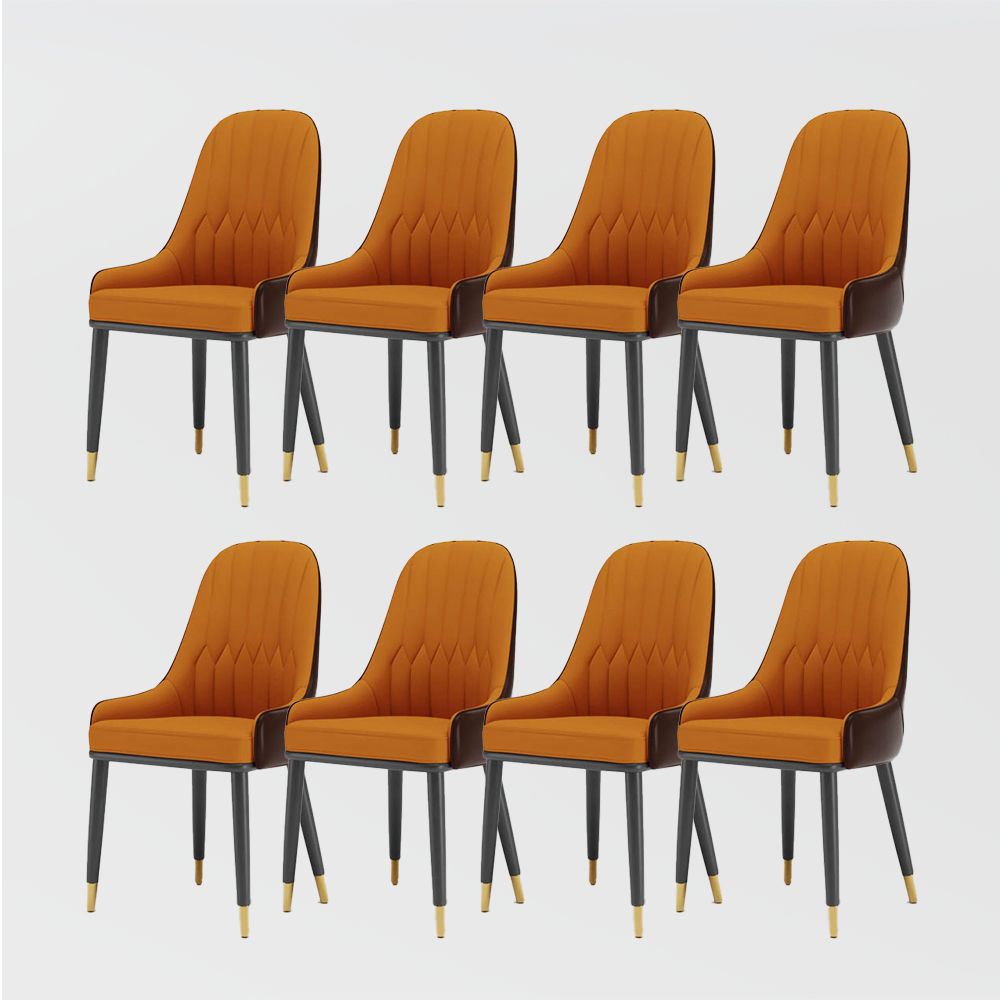 Stylish & Durable Serapion Dining Chairs - Free Shipping On Each Order Orange