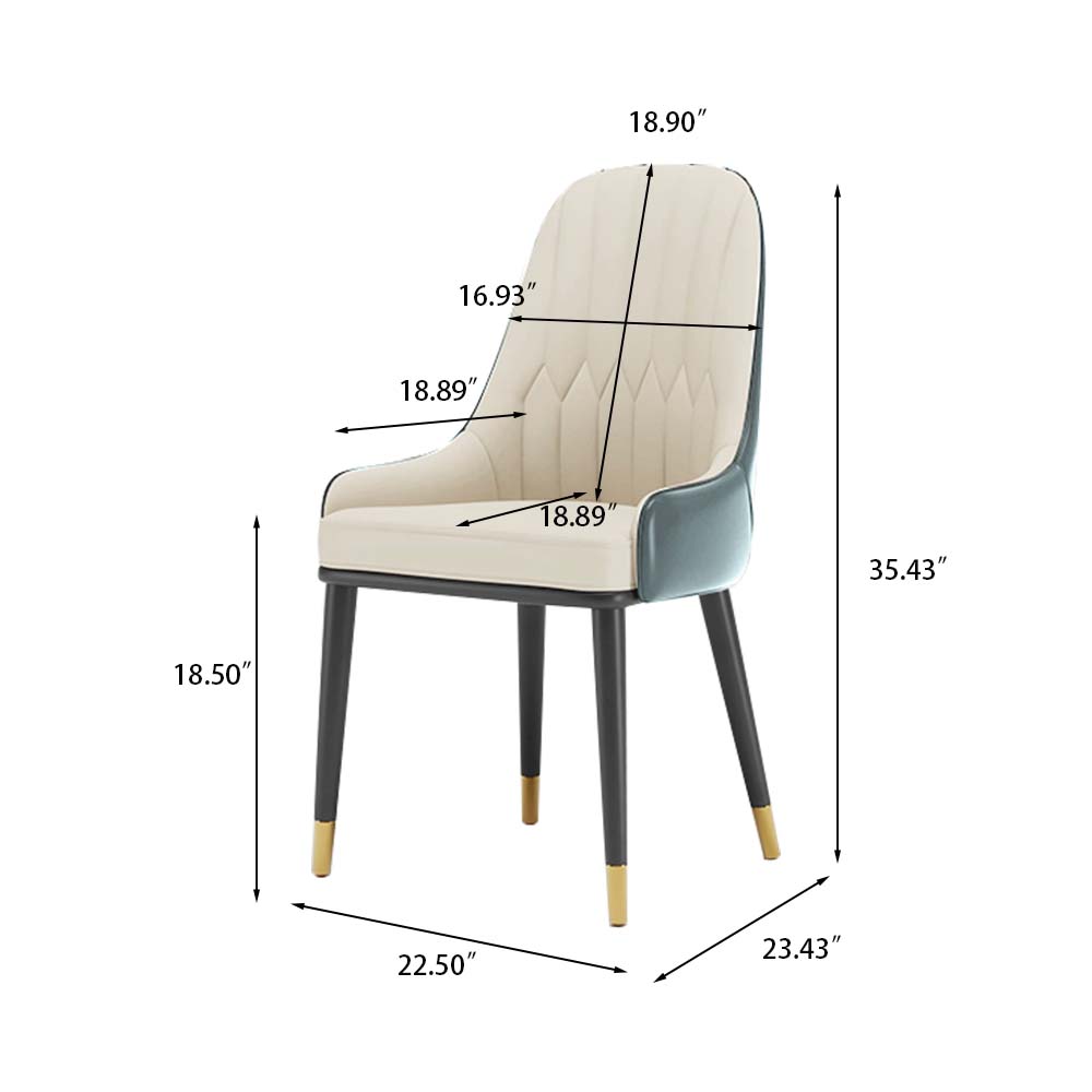 Stylish & Durable Serapion Dining Chairs - Free Shipping On Each Order Blue