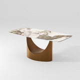 Affordable Modern Minimalist Dining Table Bronze Pandora