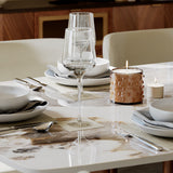 Affordable Modern Minimalist Dining Table Bronze Pandora