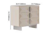 Modern Whitewashed 6-Drawer Dresser Chest Storage Cabinet Whitewash