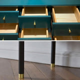 Ratta Modern Dresser Cabinet Drawer Storage with 8 Drawers in Green Green