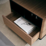 Modern Lift Top Coffee Table Multi Functional Table with Drawers & Shelves & Upholstered Stool Table Only