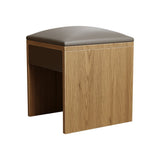 Modern Lift Top Coffee Table Multi Functional Table with Drawers & Shelves & Upholstered Stool Stool Only