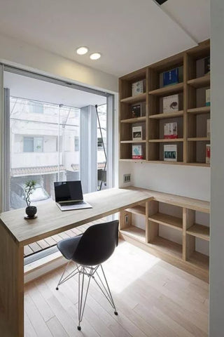 How To Design An Integrated Computer Desk And Bookcase?