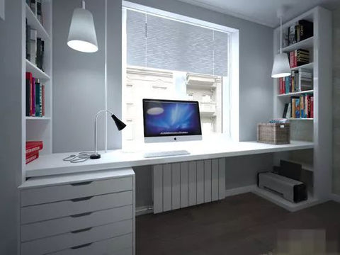 How To Design An Integrated Computer Desk And Bookcase?